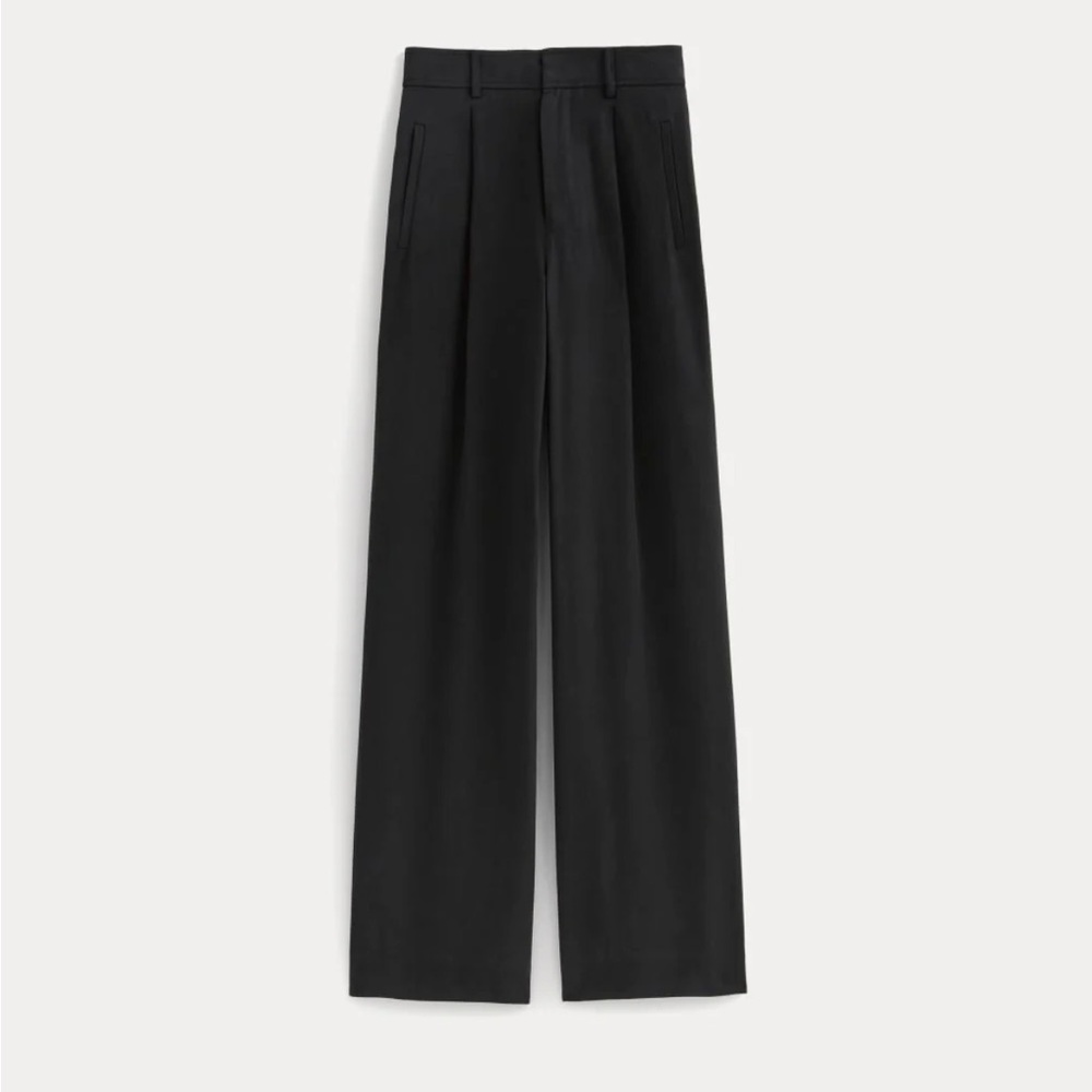 Everlane The Way High Draper Pleated Pant in Buttersmooth Tencel Cotton - Picture 2 of 8